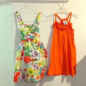 Two dresses size six girls